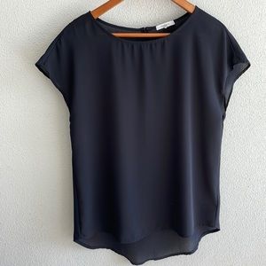 Pleione cap sleeve top